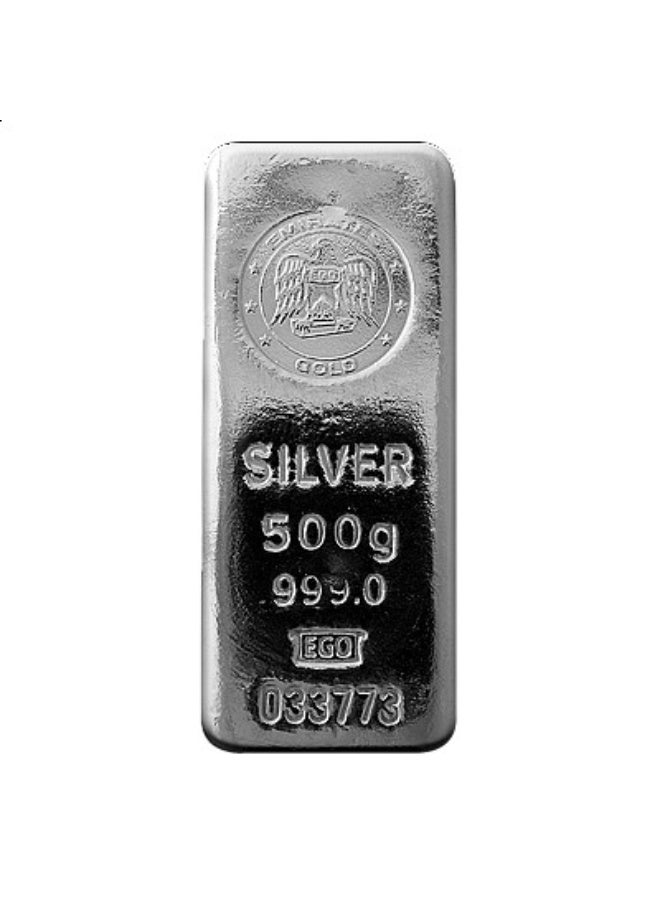 Emirates Gold EGO Silver Bar 999 - 500 grams
